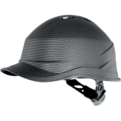 Delta Plus Delta diamond vi wind / Предпазна каска - въглеродно черна, регулируема (diam6wtrnoca)