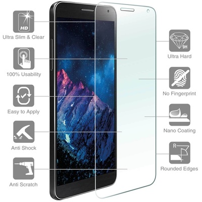 4smarts Протектор от закалено стъкло /Tempered Glass/ 4smarts за iPhone 7 Plus, 1x микрофибърна и мокра кърпички, уред за поставяне + антистатична лепенка, прозрачен