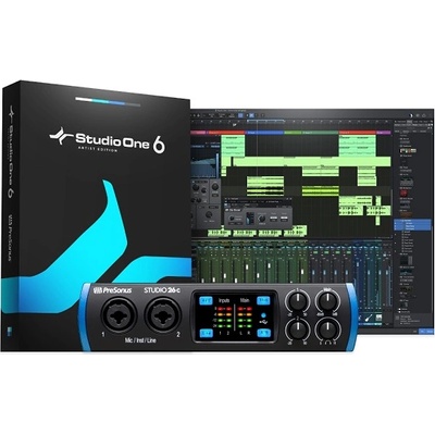 PreSonus Аудио интерфейс PreSonus Studio 26c + включен софтуер