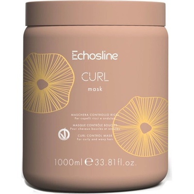 Echosline Curl Mask maska pre vlnité a kučeravé vlasy 1000 ml