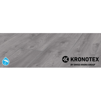 KRONOTEX Ламиниран паркет 10 mm MAMMUT Plus D 3670 ER - Makro Oak Light Grey (D 3670)