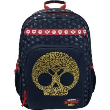 Fashion UK Ученическа раница Fashion UK - Brawl Stars, Black (MC26-02BW)
