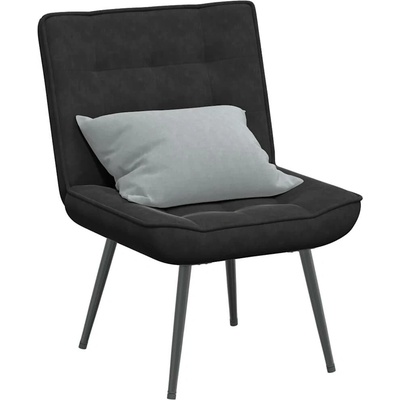vidaXL 11461.4012322 Relaxační černé 64x74x84 cm samet