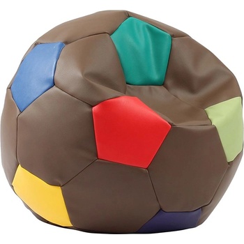 Image 1 of PUFRELAX Пуф, топка за деца 2-8 г. , 130л. Telstar Junior - Chocolate Sprinkles, Еко кожа, Пълнеж от Полистиролни перли, Цвят според складовата наличност, 8209 (PUF-G-TJ-PVC-CHSK)