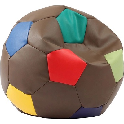 PUFRELAX Пуф, топка за деца 2-8 г. , 130л. Telstar Junior - Chocolate Sprinkles, Еко кожа, Пълнеж от Полистиролни перли, Цвят според складовата наличност, 8209 (PUF-G-TJ-PVC-CHSK)