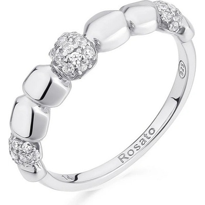 Rosato stříbrný prsten se zirkony Into the blue RZIB34