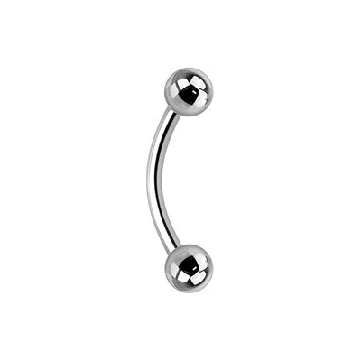 Šperky4U piercing do obočí kuličky tyčky OB01100-16115