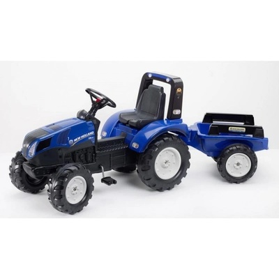 Falk FALK Šlapací traktor New Holland T8 s vlečkou FA 3090B – Zboží Mobilmania