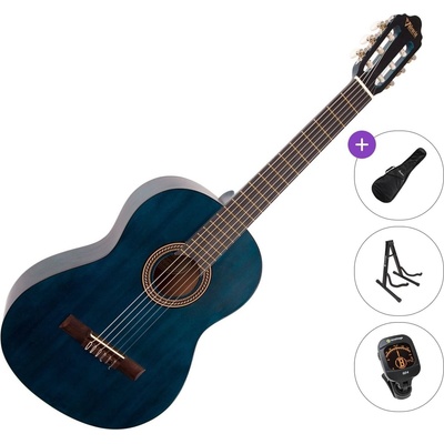 Valencia VC204 Standard SET 4/4 Transparent Blue Класическа китара
