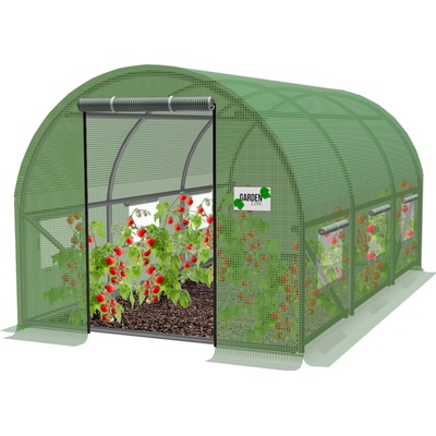 GARDEN LINE Trojsegmentový záhradný fóliovník TUN5576 3,5 × 2 × 2 m