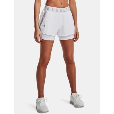 Under Armour kraťasy Play Up 2-in-1 Shorts -WHT