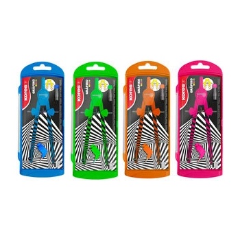 Kores Kovové kružítko GRAFIKO NEON