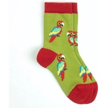 VNS Organic kids Green Parrot Organic socks