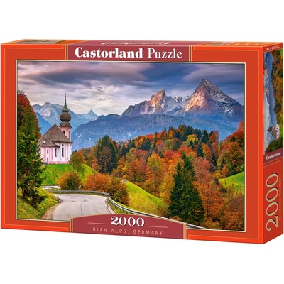 Castorland Пъзел Castorland от 2000 части - Алпи, Германия (C-200795)