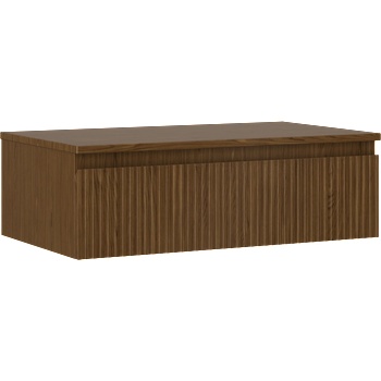 Mexen Rivel шкаф за баня под умивалник 80 cm с плот, 1 чекмедже, орехов - 91A20-08023-1-BFC86 (91A20-08023-1-BFC86)