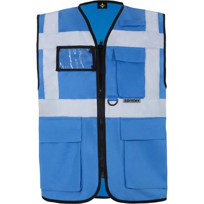 Korntex hi-vis kxmf berlin / Светлоотразителна многофункционална жилетка - синя 5xl (76kxmf02315)