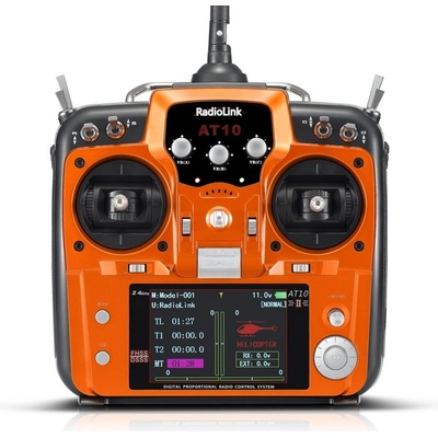 RadioLink Vysílač AT10II s přijímačem R12DS + telem. modul – Zboží Dáma