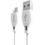 Dudao кабел USB тип C 2.1A 1m (L4T 1m) - Бял KP14094