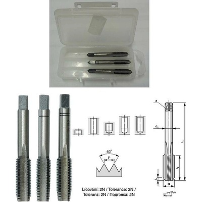 BUČOVICE TOOLS Závitník 3010 M24 SADA NO 110 240