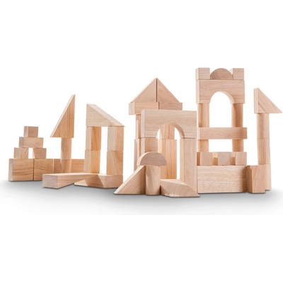 Plan Toys Přírodní kostky 50 ks