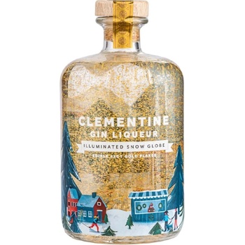Clementine Gin Liqueur Snow Globe 20% 0,7 l (holá láhev)