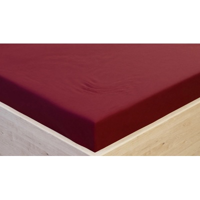 Tegatex Prostěradlo Jersey s elastanem vínové 90x200