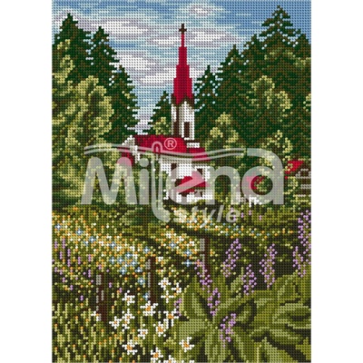 Milena Style Сезони лято - гоблен със схема конци dmc 1: 4