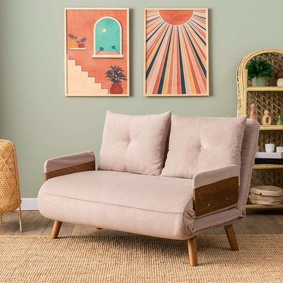 ASG Разтегателен диван cosmo - бохемска норка (8684283785551)