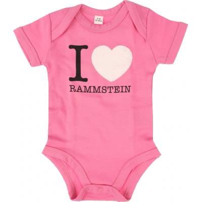 RAMMSTEIN детско боди RAMMSTEIN - I Love Rammstein - Pink - ST10666-102-BBLp