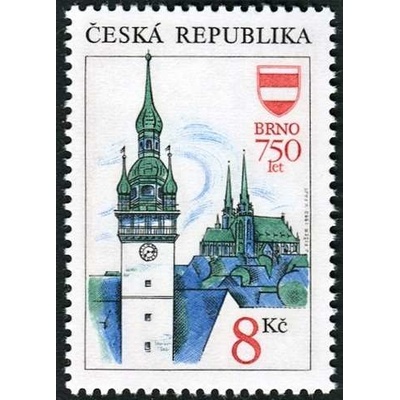 Česká pošta (1993) Pof. 9 ** - Česká republika - Krásy naší vlasti II - 750 let města Brna