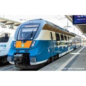 Piko Електрически мотрисен влак BR 442 „Talent 2 със звук, S-Bahn Rostock, DB AG, VI (21825)