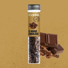 Sens Křupaví pražení cvrčci ve zkumavce v čokoládě 20 g