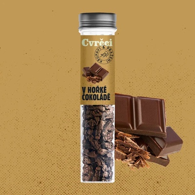 Sens Křupaví pražení cvrčci ve zkumavce v čokoládě 20 g