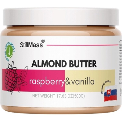 StillMass Mandľové maslo vanilla raspberry 500 g
