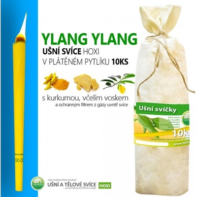 Hoxi Ušní svíčky ylang ylang