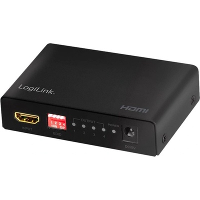 LogiLink LogiLink HDMI сплитер 1x4 портов, 4K/60Hz, Downscaler, EDID (HD0038)