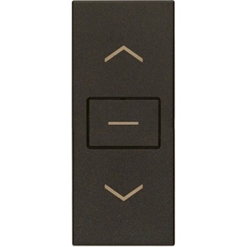 Vimar 30060. G Ключ за щори Linea, 1P 10 AX 250 V~ 1M, Black, (VM30060.G)