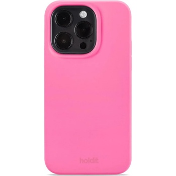 Holdit Калъф Holdit - Silicone, iPhone 14 Pro, Bright Pink (7330985155192)