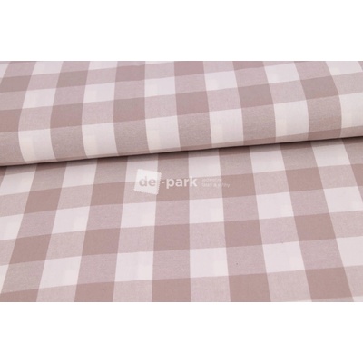 de-park Flanel - Kostka - mocca