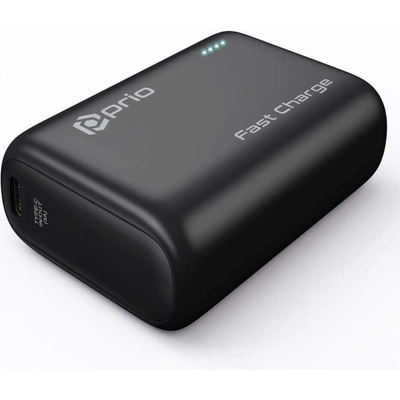 Prio Fast Charge 22.5W Power Bank 10000mAh (PPB-1103) - външна батерия 22.5W с USB и USB-C изходи и с технология за бързо зареждане (черен)