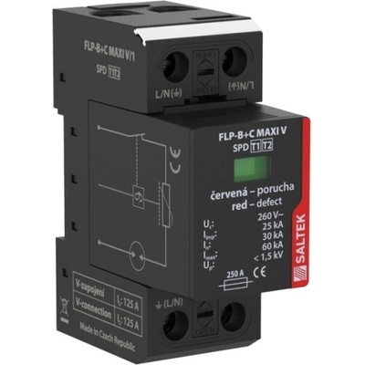 SALTEK FLP-B+C MAXI V/1 - Výkonný kombinovaný svodič bleskových proudů (A05091)