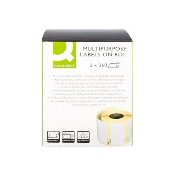 Image 1 of Q-Connect Етикети на ролка 89х36мм 2бр. по 260 етикета