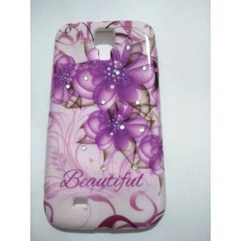 Image 1 of Samsung Силиконов калъф за Samsung Galaxy S4 i9500 АРТ 12 лилав