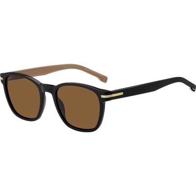 HUGO BOSS Слънчеви очила Boss Men's Su UV Protection Square Sunglasses - Black