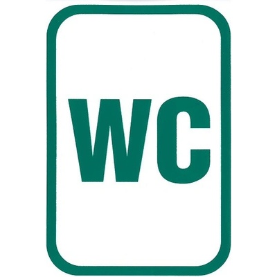 WC 105x150mm - samolepka PHT120109