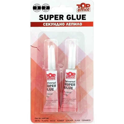 Top Office Секундно лепило, 3 g, 2 броя в блистер (1025120011)