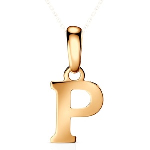 SAVICKI Висулка с буква p savicki : злато