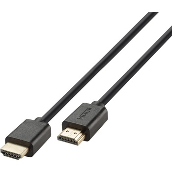 Image 1 of Vivanco Кабел Vivanco 45550, от HDMI(м) към HDMI(м), 1m, 4K@120Hz / 8K@60Hz / до 10K, позлатени конектори, черен (45550)