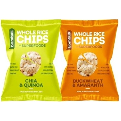 Bombus Whole rice chips mix příchutí 120 g