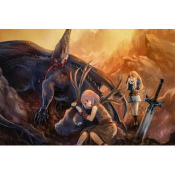 DIMEX ART s. r. o Флизелинов фототапет японско аниме 375 x 250 см